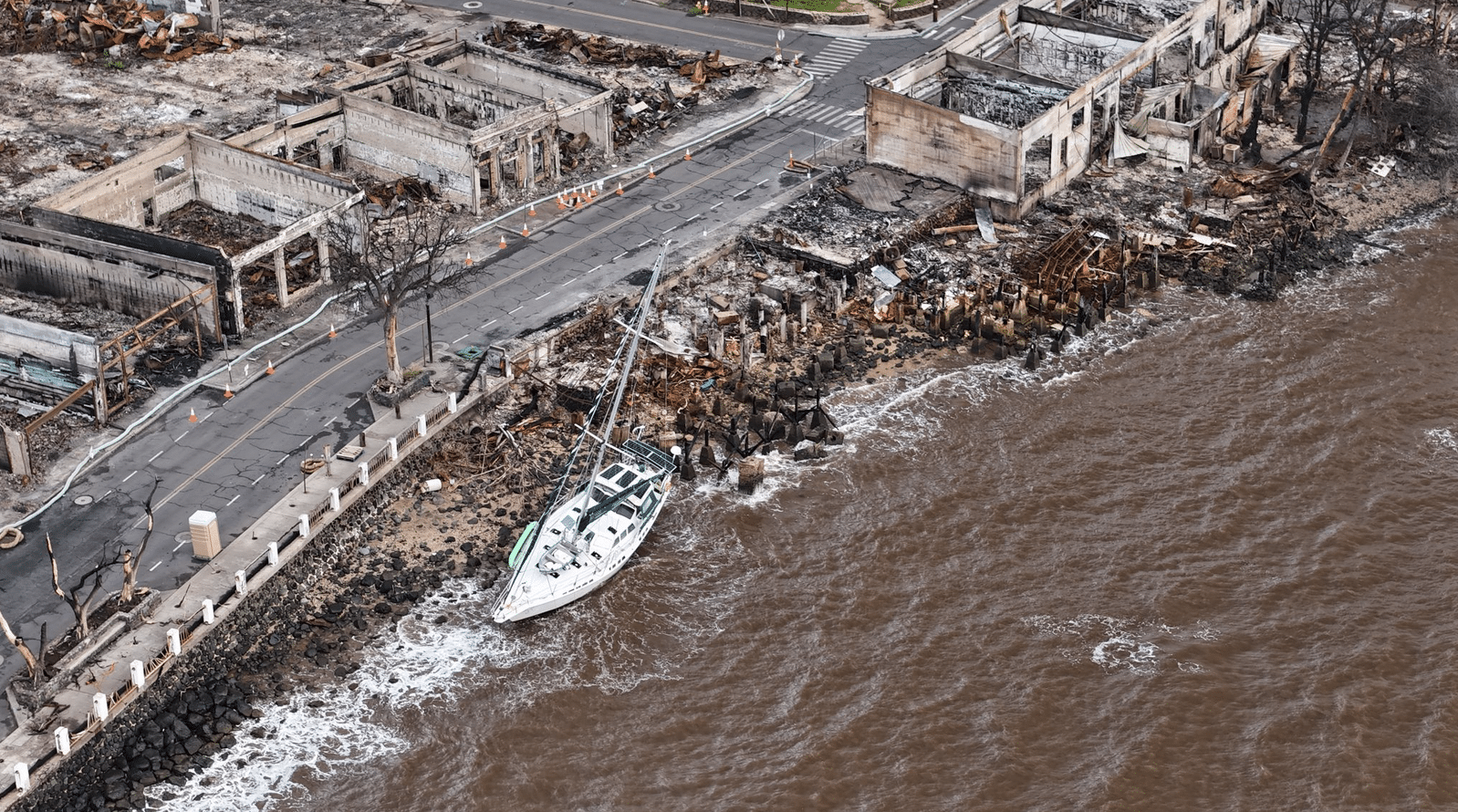 Heavy Rain Washed Fire Related Contaminants Into The Ocean Off Lahaina