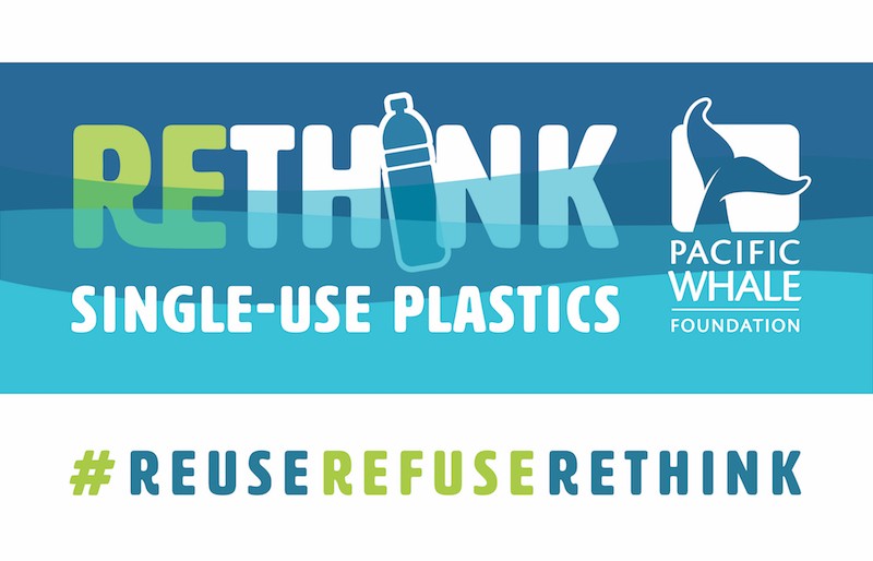 PWF's RETHINK: Single-use Plastics campaign logo.