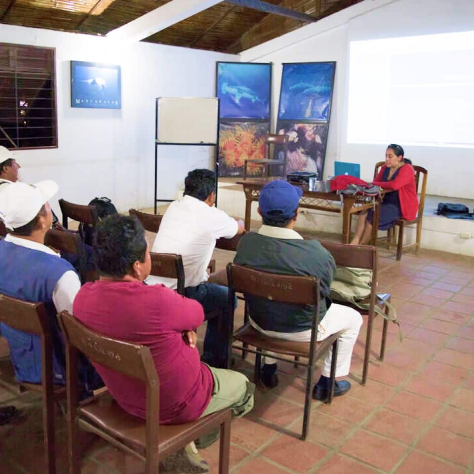 Training tour operators in Ecuador